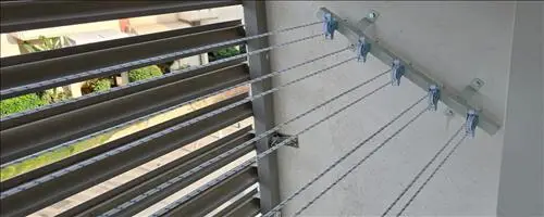 מתלה כביסה מקיר לקיר